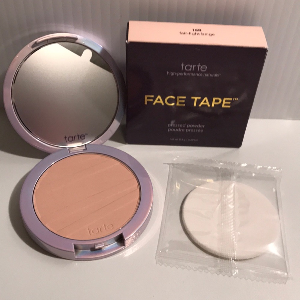 Tarte Face Tape Pressed Powder 16B Fair Light Beige NEW